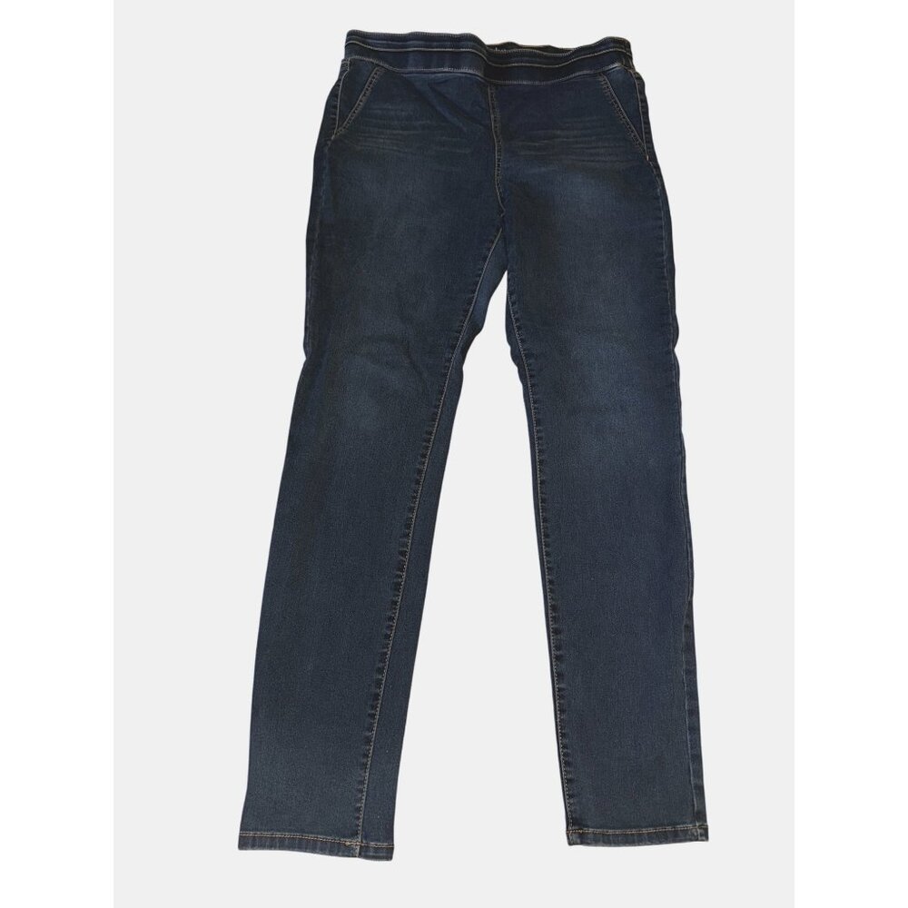 Soho New York & Company High Waist‎ Pull-On Denim Leggings Large Jeggings Jeans